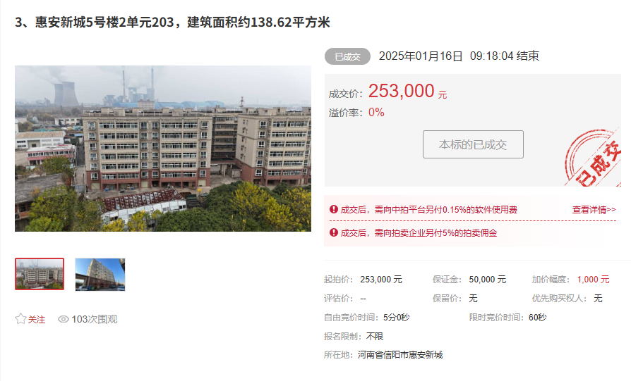 平橋惠安新城1號(hào)、2號(hào)、3號(hào)、4號(hào)、5號(hào)樓住宅處置拍賣會(huì)