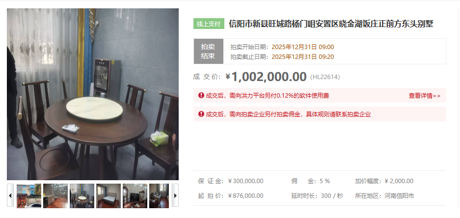 信陽市新縣旺城路楊門咀安置區(qū)曉金湖飯莊正前方東頭別墅